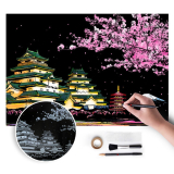 Магическа картина за надраскване - Japan - 75x52 см