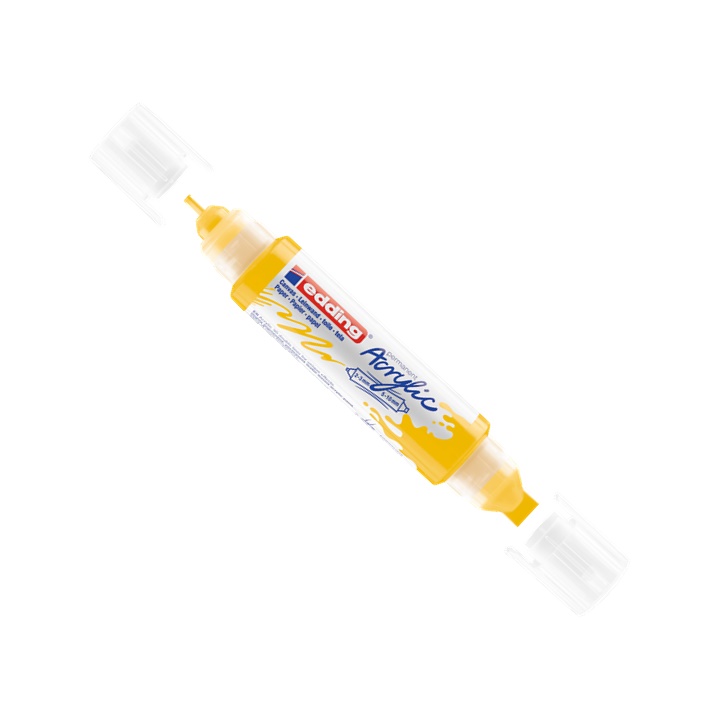 3D двустранен акрилен маркер EDDING-5400 | Yellow