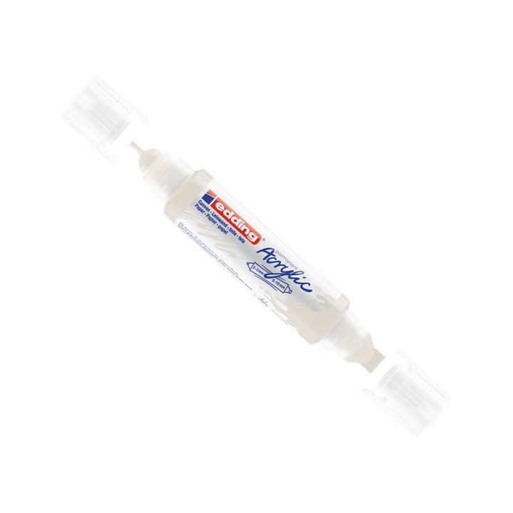 3D двустранен акрилен маркер EDDING-5400 | White