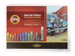 8555 Художествени пастели EXTRA SOFT - TOISON D OR- 36 броя