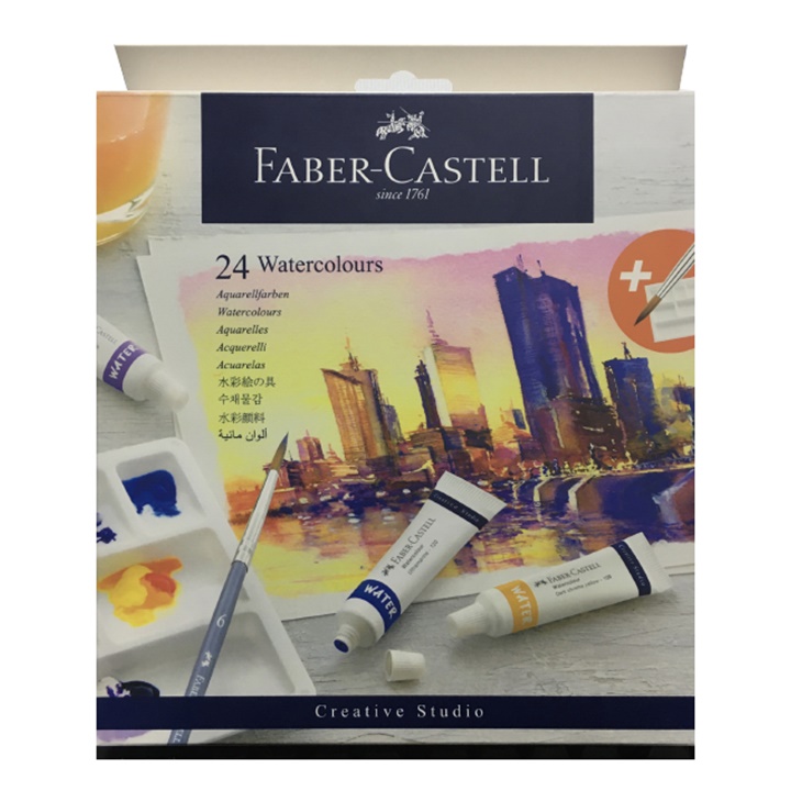 Комплект акварелни бои в туба + палитра | 24 x 9 ml Комплект акварелни бои в туба + палитра | 24 x 9 ml