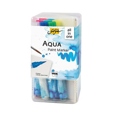 Комплект акварелни фломастери Aqua Solo Goya Powerpack All-in-one 