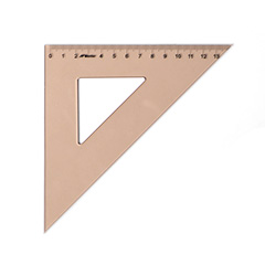 Професионална линия триъгълник LENIAR 45° - 21 см
