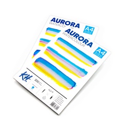 Акварелен блок AURORA cold press - 12 листа | различни формати
