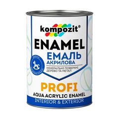 Акрилен емайл KOMPOZIT PROFI Gloss 0,7 л - различни нюанси