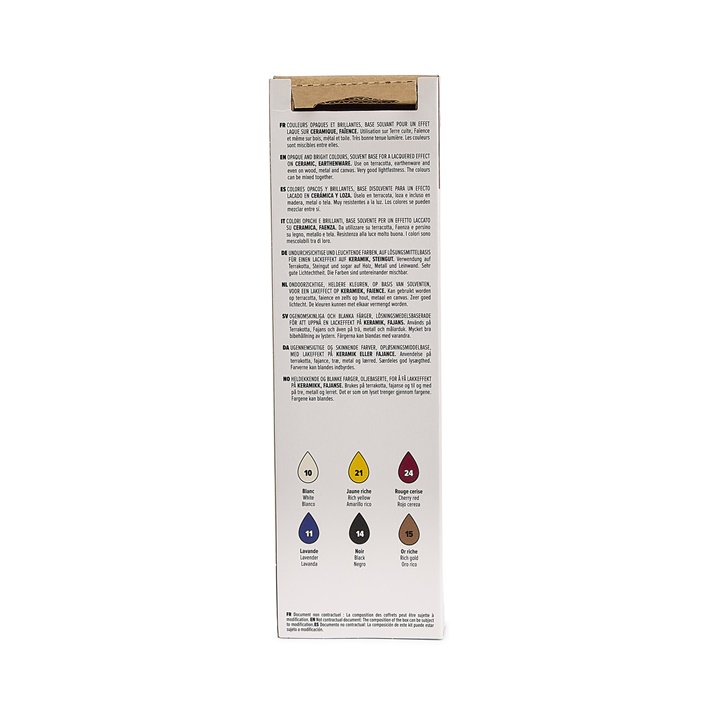 Керамидни бои Pebeo Ceramic 6 x 20 ml