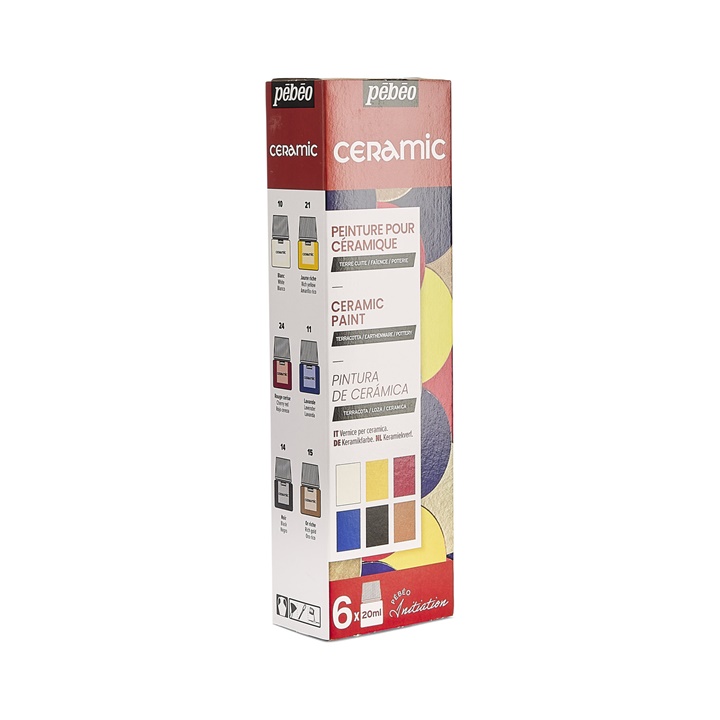 Керамидни бои Pebeo Ceramic 6 x 20 ml
