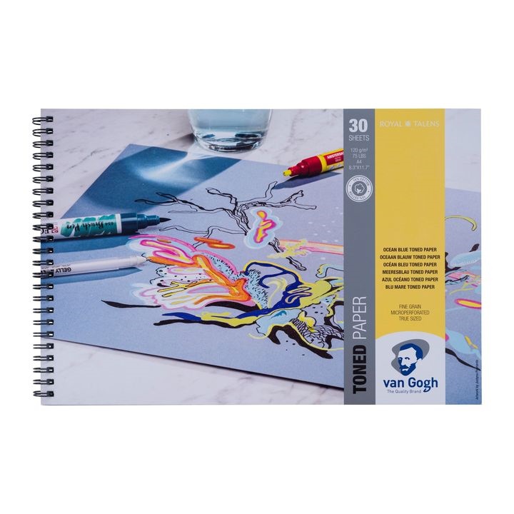 Тонирана хартия Van Gogh Ocean Blue - изберете