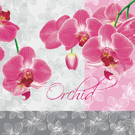 Салфетки за ДЕКУПАЖ - Орхидея - 1 брой