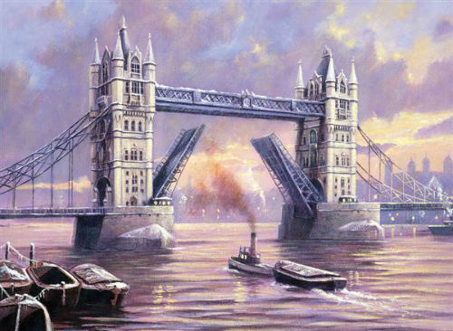 Творчески комплект за живопис - Tower Bridge A3