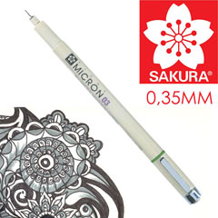 Флумастер за техническо чертане SAKURA Pigma Micron BLACK | изберете дебелина