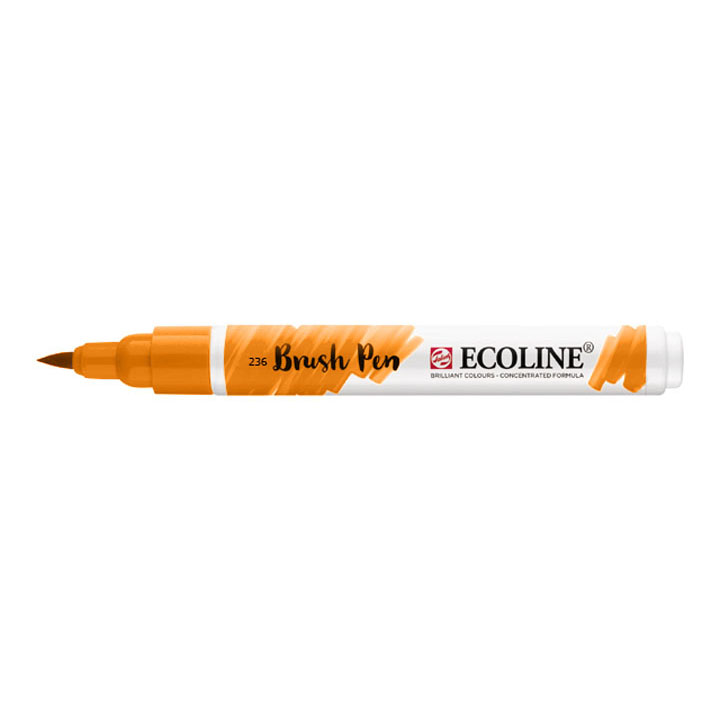 Акрилен маркер Ecoline brush pen - Light Orange 236