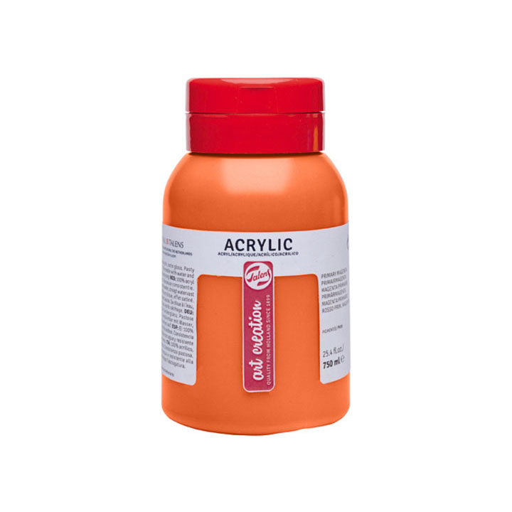 Акрилна боя ArtCreation Essentials 750 ml - azo портокалова - 276