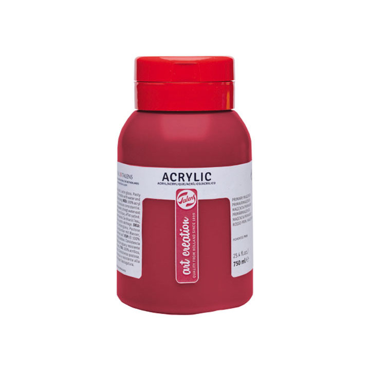 Акрилна боя ArtCreation Essentials 750 ml - кармин червена - 318