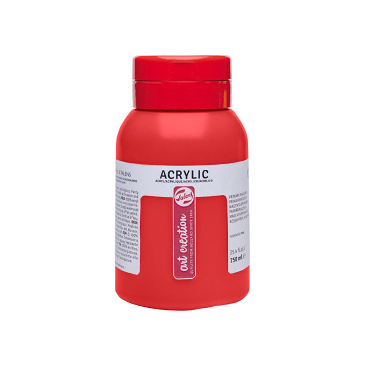 Акрилна боя ArtCreation Essentials 750 ml - naftol червена - 396