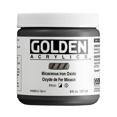 Акрилна боя GOLDEN Heavy Body Micaceous Iron Oxide 118 ml | Различни цветове