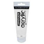 Акрилни бои Daler-Rowney GRADUATE 120 ml | 011 White