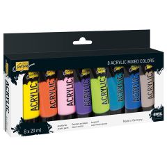 Акрилни бои Kreul Solo Goya / смесен комплект 8 x 20 ml