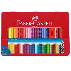 Акварелни цветни моливи Faber-Castell / Grip комплект от 48 цвята