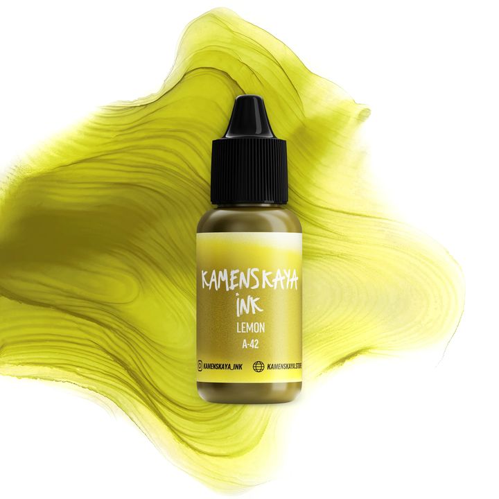 Алкохолно мастило KAMENSKAYA A-LINE 15ml | A-42 lemon