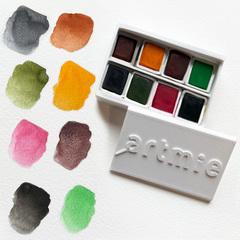 ARTMIE Комплект акварелни бои Solo Goya - 8 части - Градината на баба