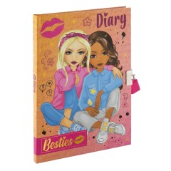 BESTIES Дневник A5 със заключване 60 листа