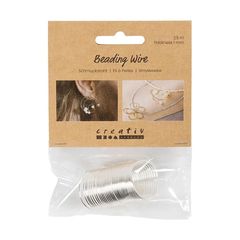 Бижутерска тел 1 мм x 2,5 м - различни цветове | Silver plated