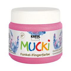 Боя за рисуване с пръсти- блестяща 150 ml MUCKI -изберете цвят