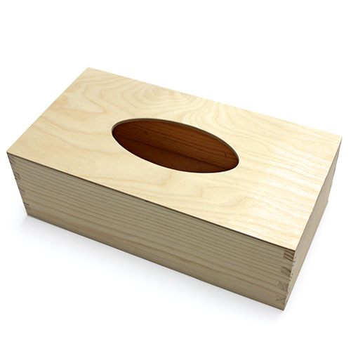 Дървена кутия за салфетки