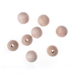 Дървени кръгли мъниста | Различни размери