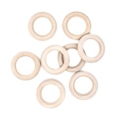 Дървени пръстени за макраме | Различни размери
