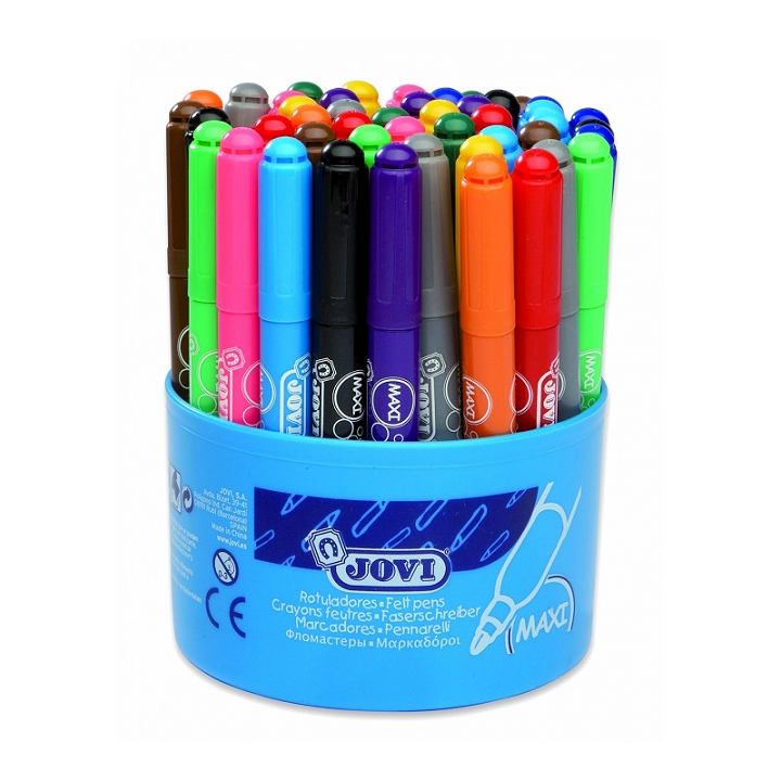 Дебели флумастери JOVI MAXI- 48 броя Дебели флумастери JOVI MAXI- 48 броя