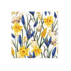 Декупажни салфетки - Muscari with Daffodils  - 1бр.