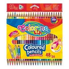Двустранни моливи за оцветяване Colorino 24 бр.