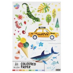 Farebný papier A4 - sada 70 листа