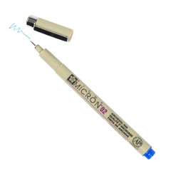 Флумастер за техническо чертане SAKURA Pigma Micron BLUE | изберете дебелина