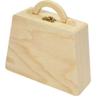 Дървена чанта с катарама