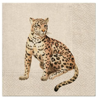 Еко салфетка за декупаж Leopard - 1 брой