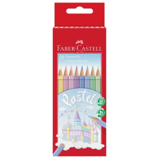  Faber Castell пастелни моливи 10 броя