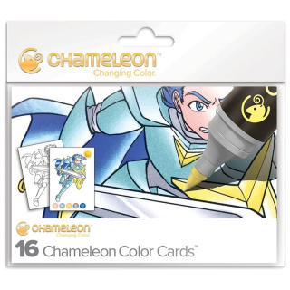 Карти за оцветяване Chameleon Manga - 16 броя
