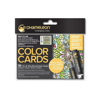 Карти за оцветяване Chameleon Mirror Images - 16 броя