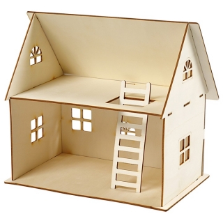 Къща за кукли - дървена конструкция