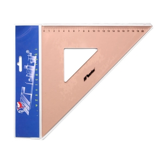 Професионална линия триъгълник LENIAR 45° - 32 см