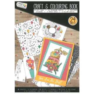 Творческа книжка за оцветяване А5 - 24 листа