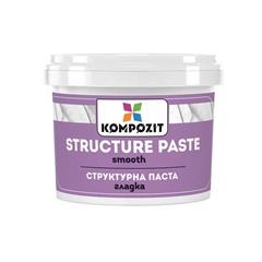 Гладка бяла структурираща паста от Kompozit | Различни томове