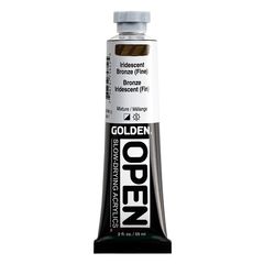 GOLDEN OPEN Бавносъхнеща преливаща акрилна боя | 7481 Bronze Fine