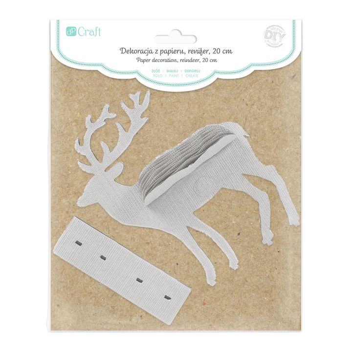 Хартиена декорация еленче 20 см
