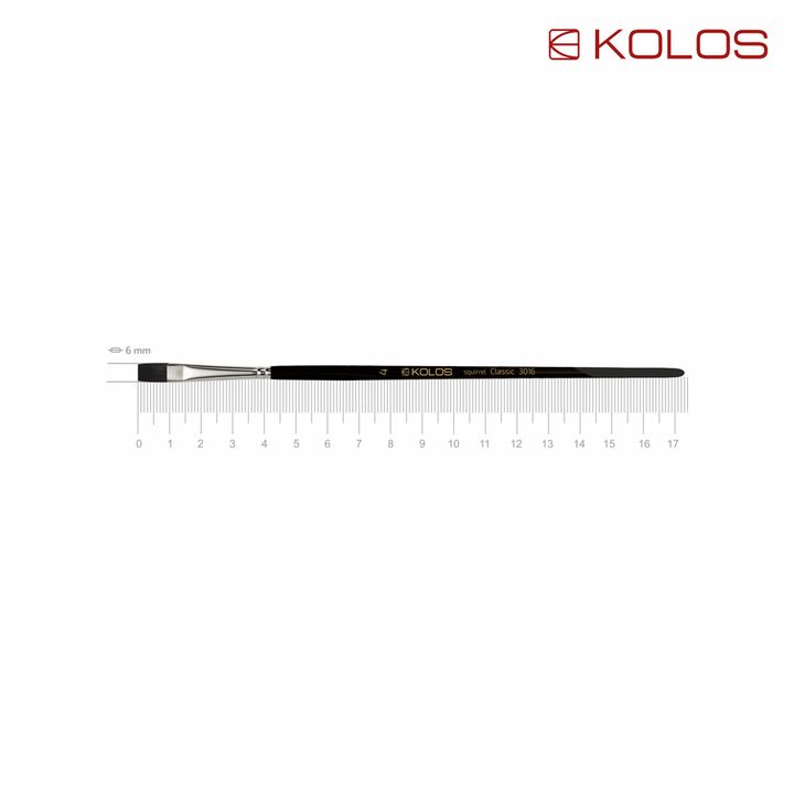 Kolos Classic 3016 Плоска четка за коса от катерица | č. 4