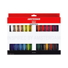 Комплект акрилни бои AMSTERDAM STANDARD SERIES - 24x20ml