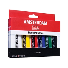 Комплект акрилни бои AMSTERDAM STANDARD SERIES - 6x20ml